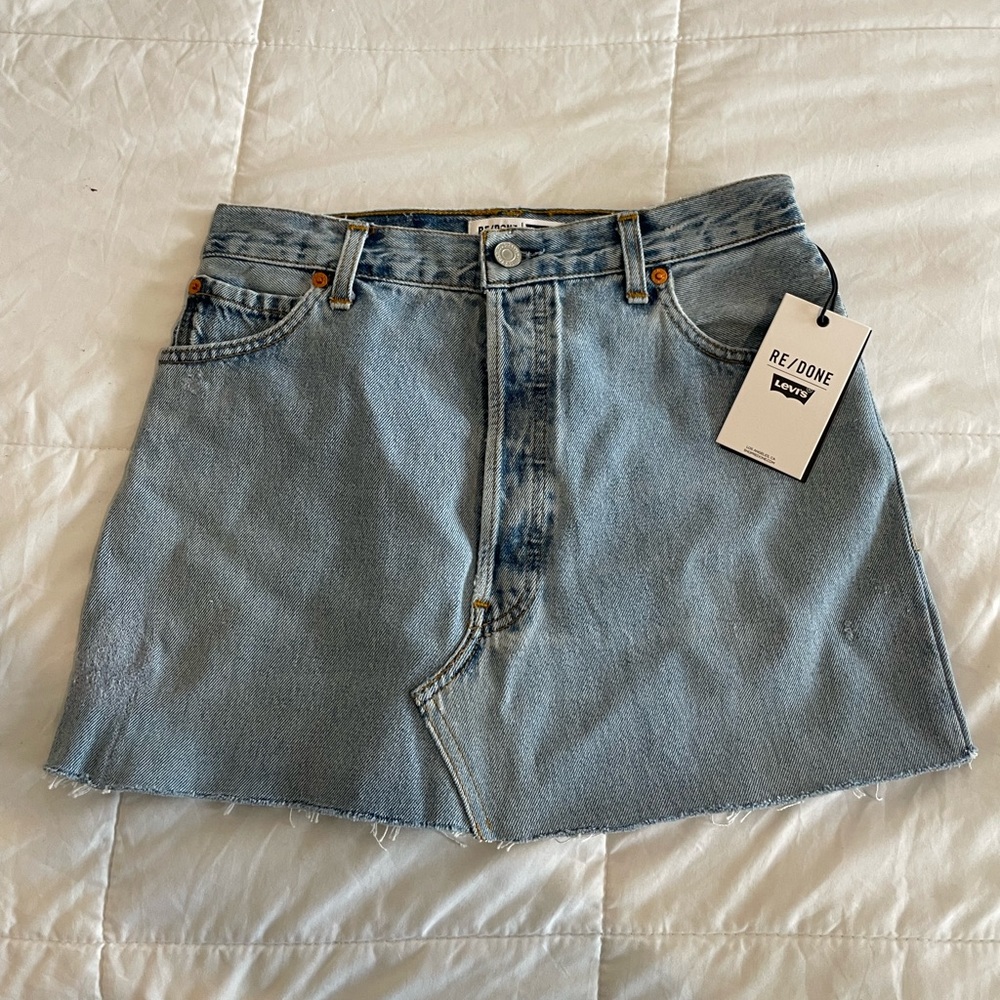 Re/done x Levi’s denim skirt